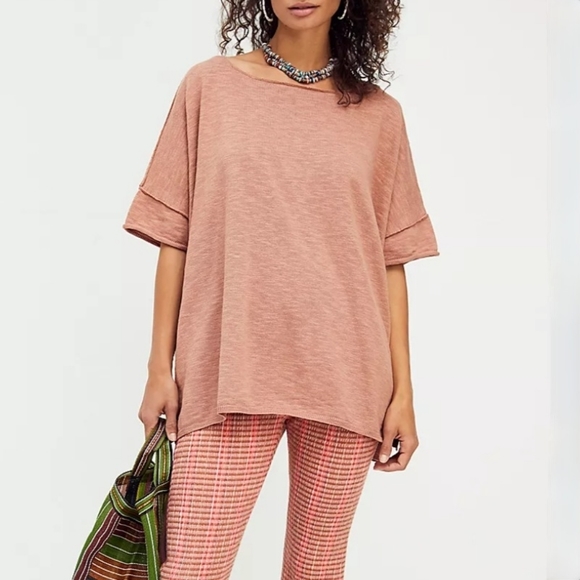 Tops | Free People Winnie Sweater Tee 